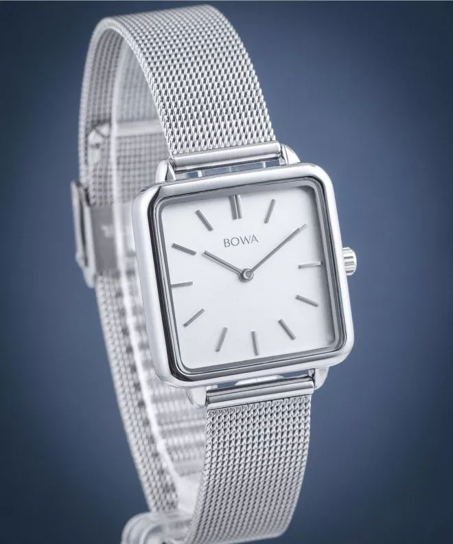 Ρολόι Γυναικεία BOWA Vienna White Silver Mesh 29 VI295-25-165M