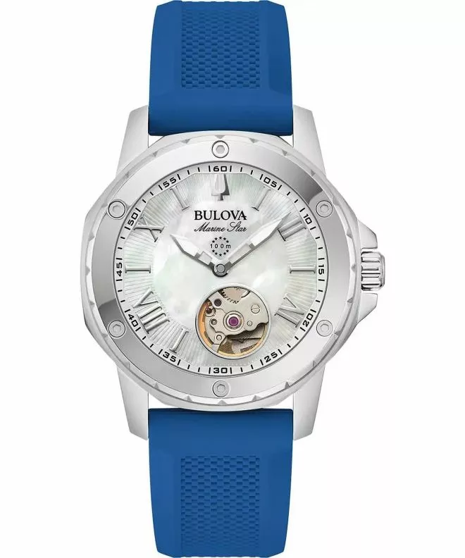 Ρολόι Γυναικεία Bulova Marine Star Open Heart Automatic 96L324