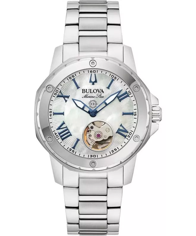 Ρολόι Γυναικεία Bulova Marine Star Open Heart Automatic 96L326