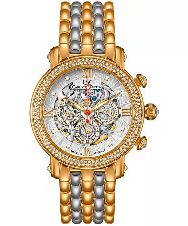 Ρολόι Γυναικεία Carl von Zeyten Kniebis Skeleton Automatic CVZ0062RWBS