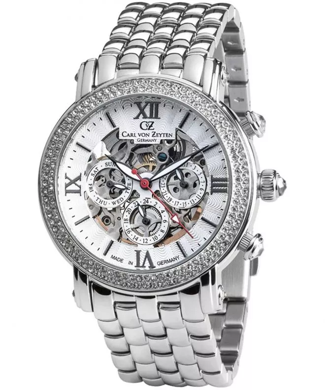 Ρολόι Γυναικεία Carl von Zeyten Kniebis Skeleton Automatic CVZ0062WHMS