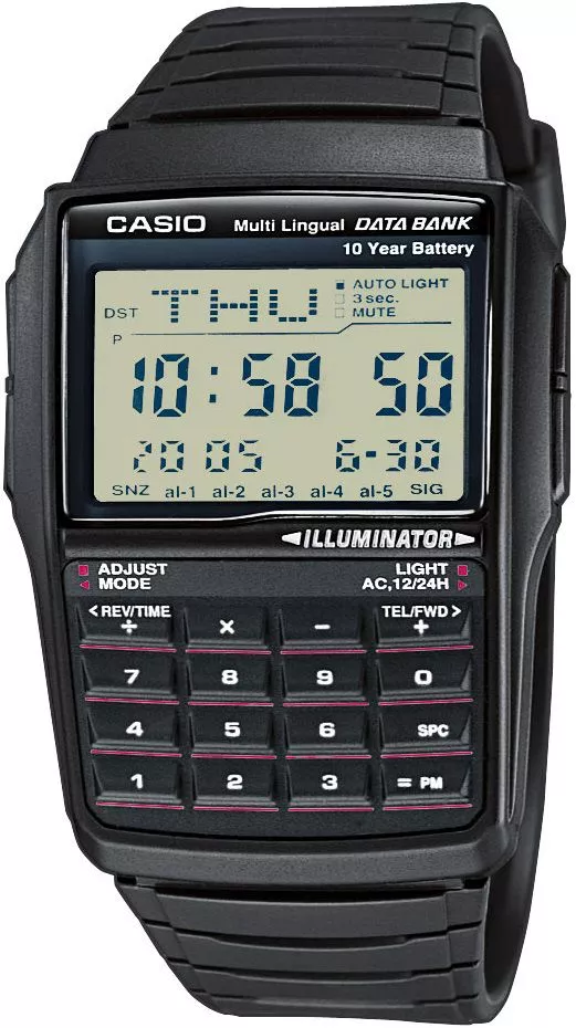Ρολόι Ανδρικά Casio Vintage Data Bank DBC-32-1AEF (DBC-32-1AES)