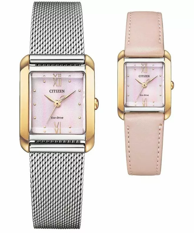 Ρολόι Γυναικεία Citizen Citizen L Sqaure Set Square Set EW5596-66X