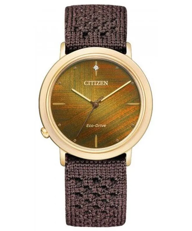 Ρολόι Γυναικεία Citizen Sapphire Diamonds Solar Gift Set EM1003-48X