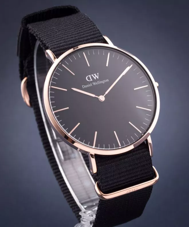 Ρολόι Ανδρικά Daniel Wellington Classic Petite Black Cornwall 40 DW00100148