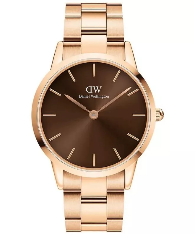 Ρολόι Γυναικεία Daniel Wellington Iconic Link Amber 40 DW00100460
