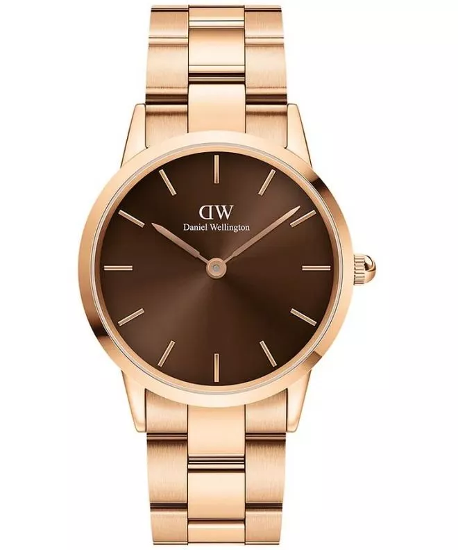 Ρολόι Γυναικεία Daniel Wellington Iconic Link Amber DW00100461