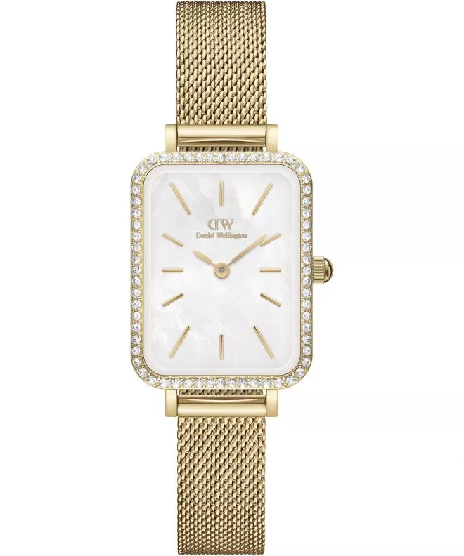 Ρολόι Γυναικεία Daniel Wellington Quadro Lumine Bezel Evergold 40 DW00100668