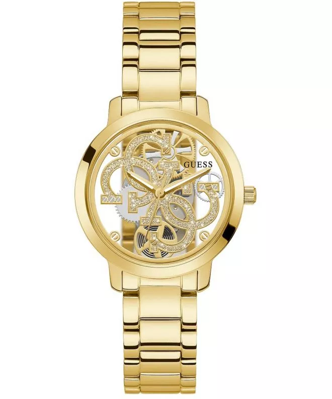 Ρολόι Γυναικεία Guess Quattro Clear Skeleton GW0300L2