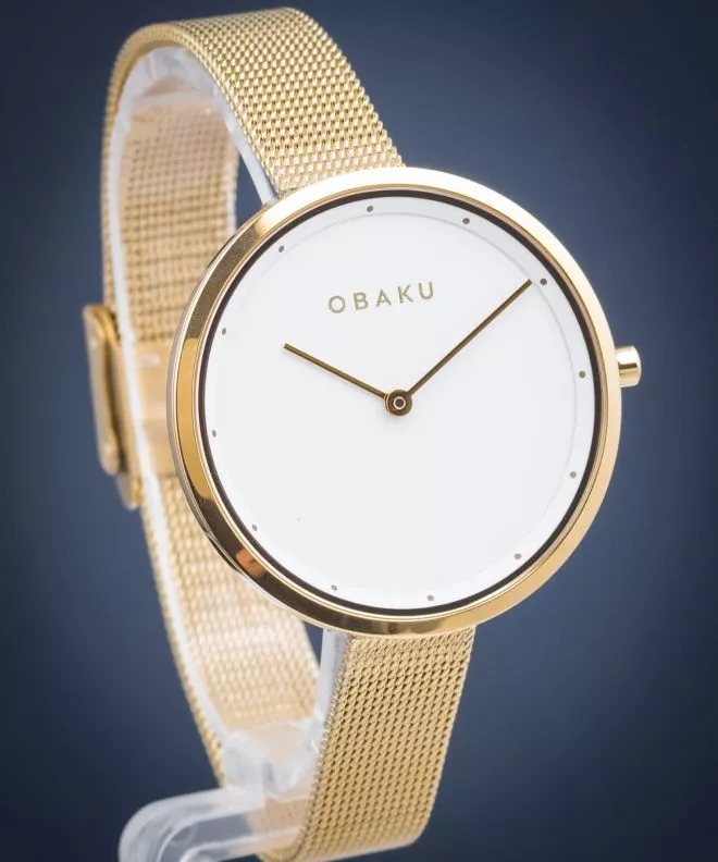 Ρολόι Γυναικεία Obaku Dok Gold V227LXGIMG1