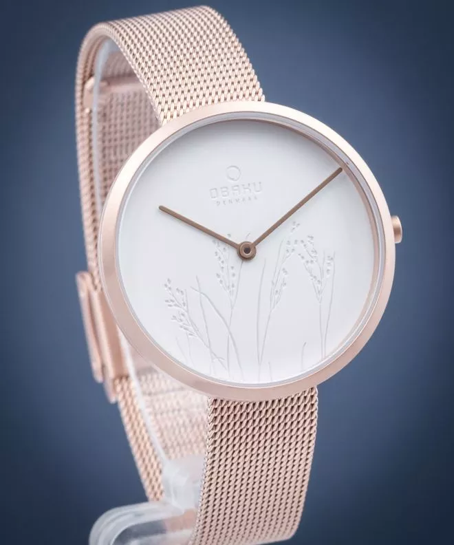 Ρολόι Γυναικεία Obaku Hassel Natur Rose V219LXVHMV