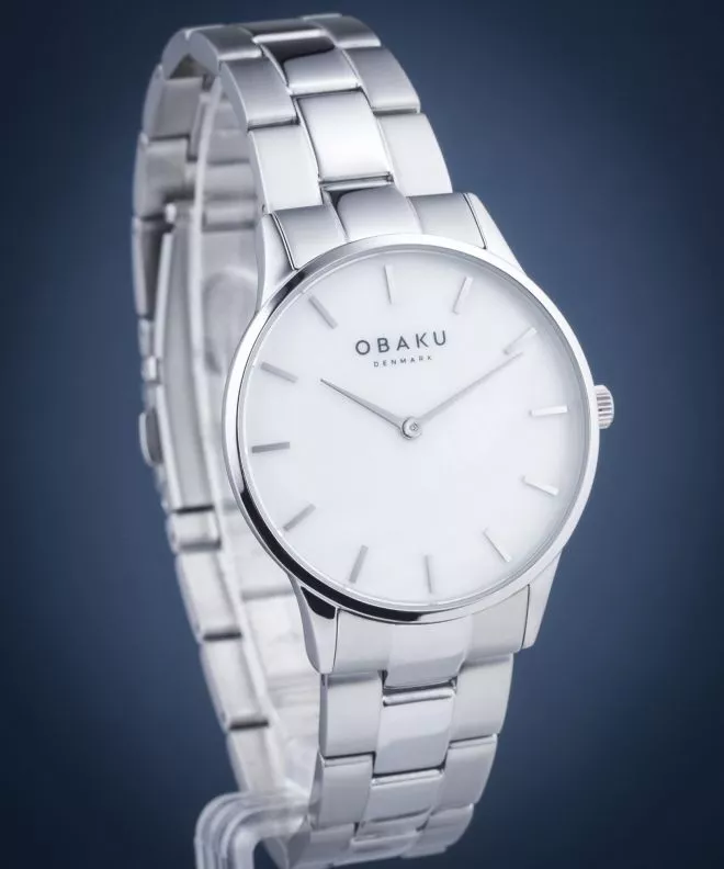 Ρολόι Γυναικεία Obaku Lyng Lille-Steel V247LXCWSC