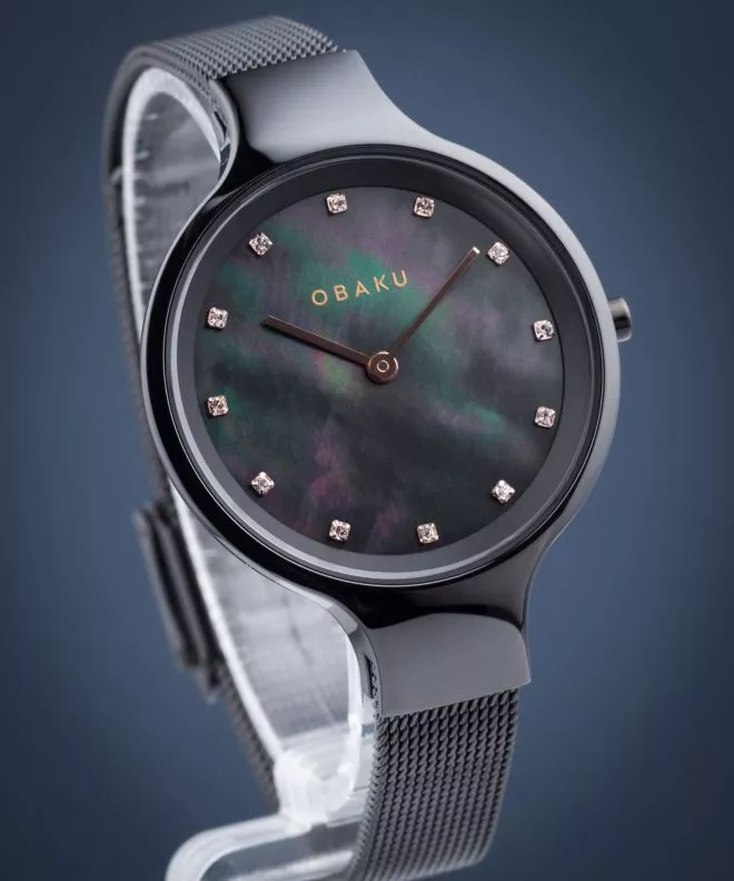 Ρολόι Γυναικεία Obaku Sky Charcoal V173LXBBMB2