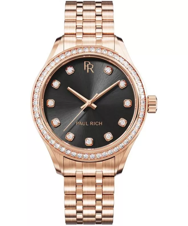 Ρολόι Γυναικεία Paul Rich Crystelle Rose Gold Black 717931446271