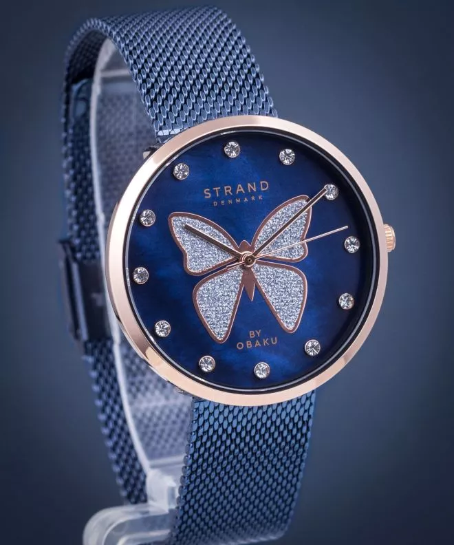 Ρολόι Γυναικεία Strand by Obaku Butterfly S700LXVLML-DB