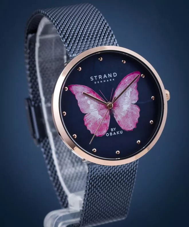Ρολόι Γυναικεία Strand by Obaku Butterfly S700LXVLML-DBP