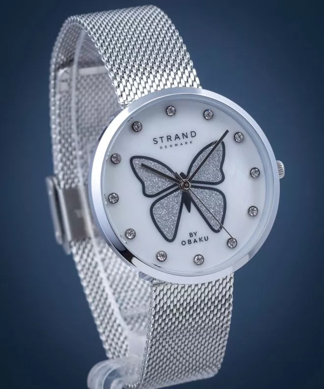 Ρολόι Γυναικεία Strand by Obaku Butterfly S700LXCWMC-DB