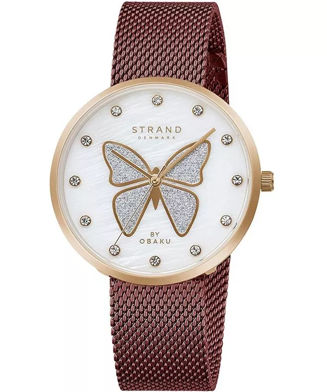 Ρολόι Γυναικεία Strand by Obaku Butterfly S700LXVWMD-DB