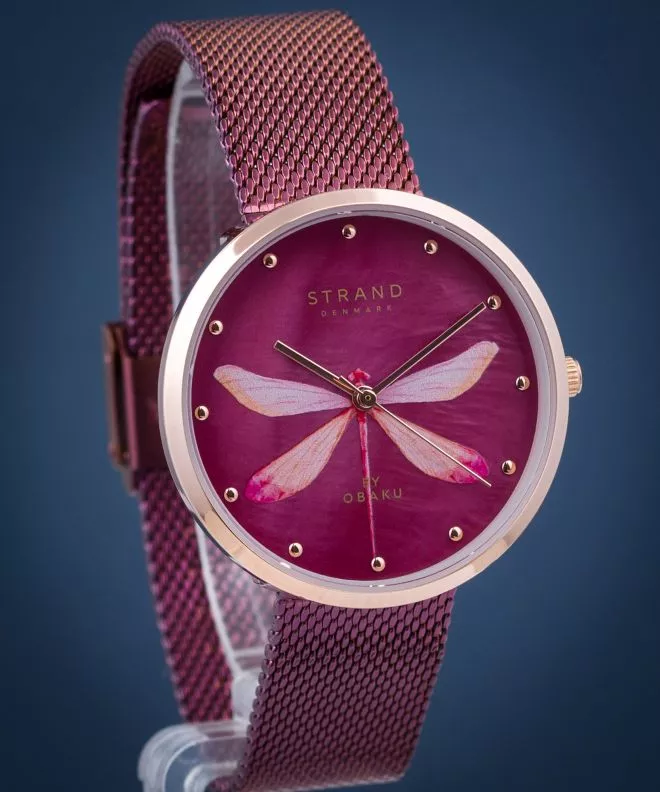 Ρολόι Γυναικεία Strand by Obaku Dragonfly S700LXVDMD-DDP