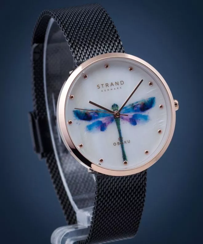 Ρολόι Γυναικεία Strand by Obaku Dragonfly S700LXVWMB-DD