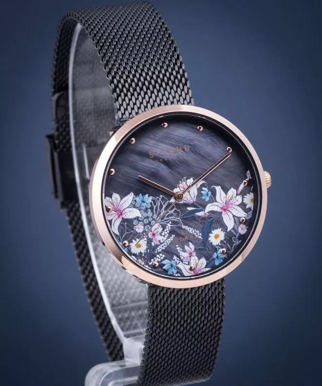 Ρολόι Γυναικεία Strand by Obaku Flower S700LXVBMB-DF