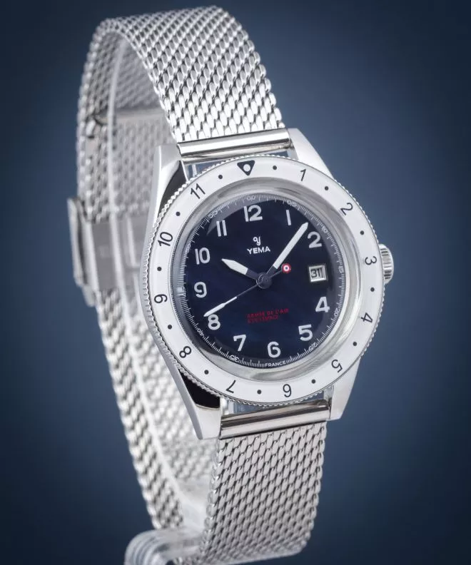 Ρολόι Γυναικεία Yema Flygraf French Air & Space Force UTC Femme YMHF1578AA-GM