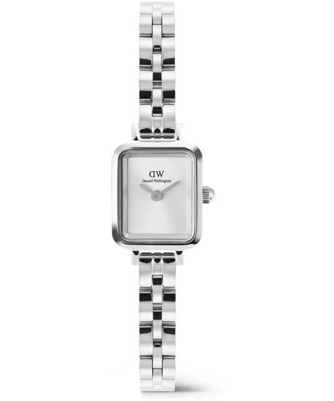 Ρολόι Γυναικεία Daniel Wellington Quadro Mini Arch 3-link White Sunray Silver DW00100844