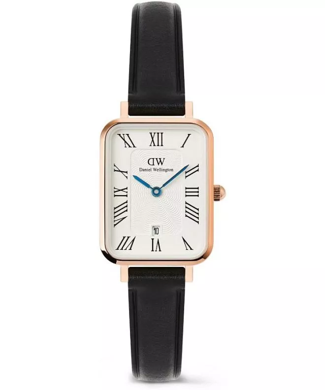 Ρολόι για Γυναίκες και Άνδρες Daniel Wellington Quadro Roman Numerals Date Sheffield Rose Gold DW00100862