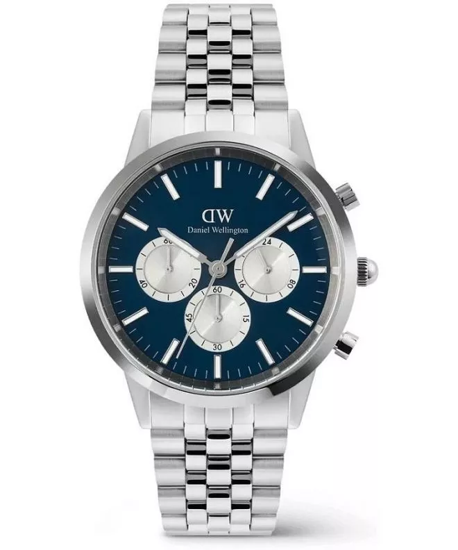 Ρολόι για Γυναίκες και Άνδρες Daniel Wellington Iconic Arch 5-Link Arctic Panda Chronograph DW00100874