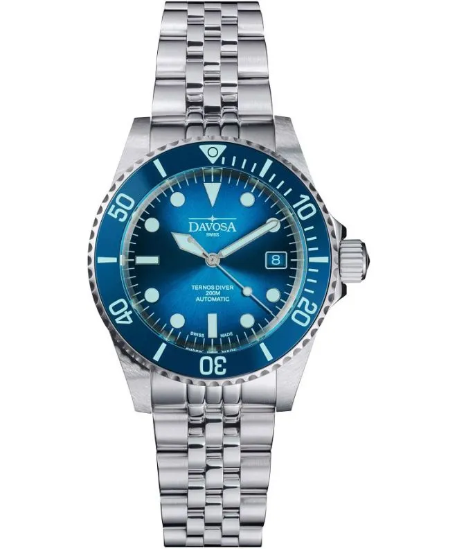 Ρολόι Ανδρικά Davosa Ternos Diver Blue Lagoon Automatic Chronograph Limited Edition 161.554.04