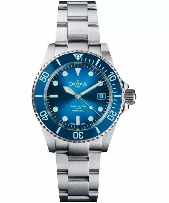 Ρολόι Ανδρικά Davosa Ternos Diver Blue Lagoon Automatic Chronograph Limited Edition 161.554.40