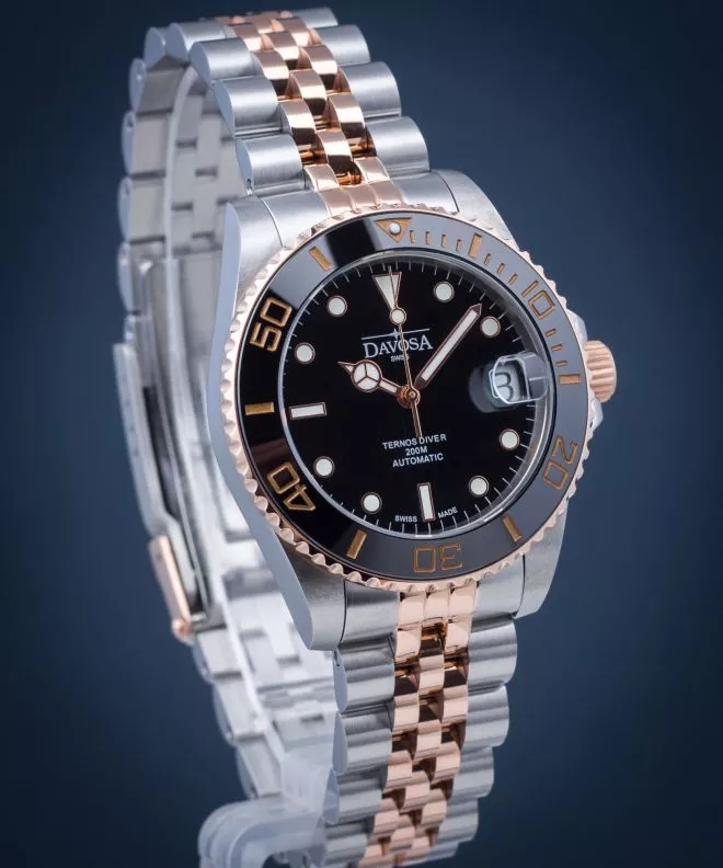 Ρολόι για Γυναίκες και Άνδρες Davosa Ternos Medium Diver Automatic 166.196.05