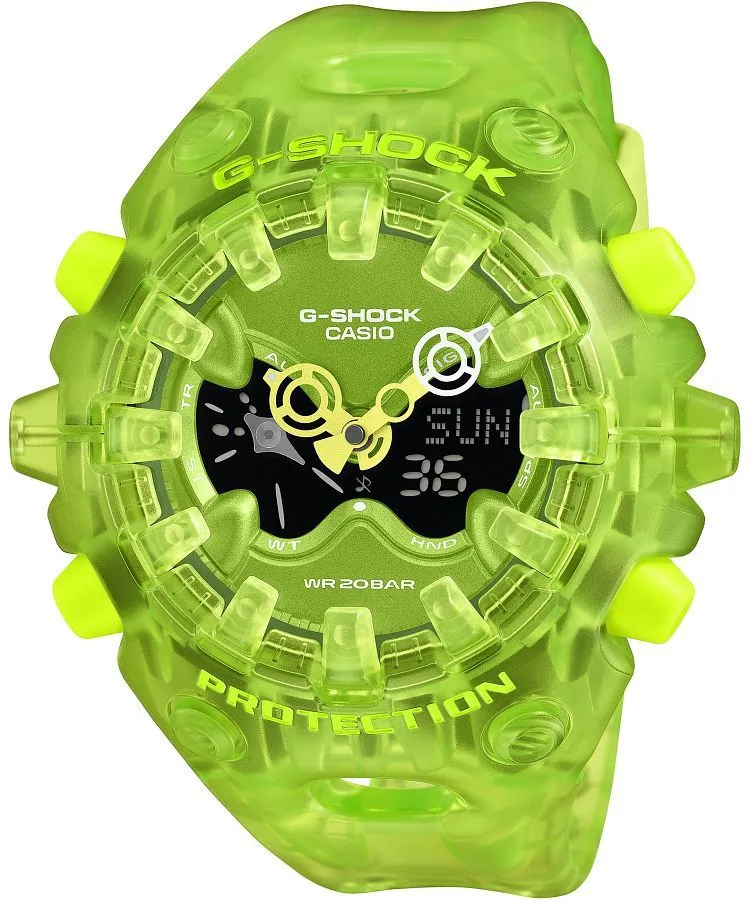 Ρολόι για Γυναίκες και Άνδρες G-SHOCK GA-V01 Series Big Case Transparent GA-V01SKE-3AER