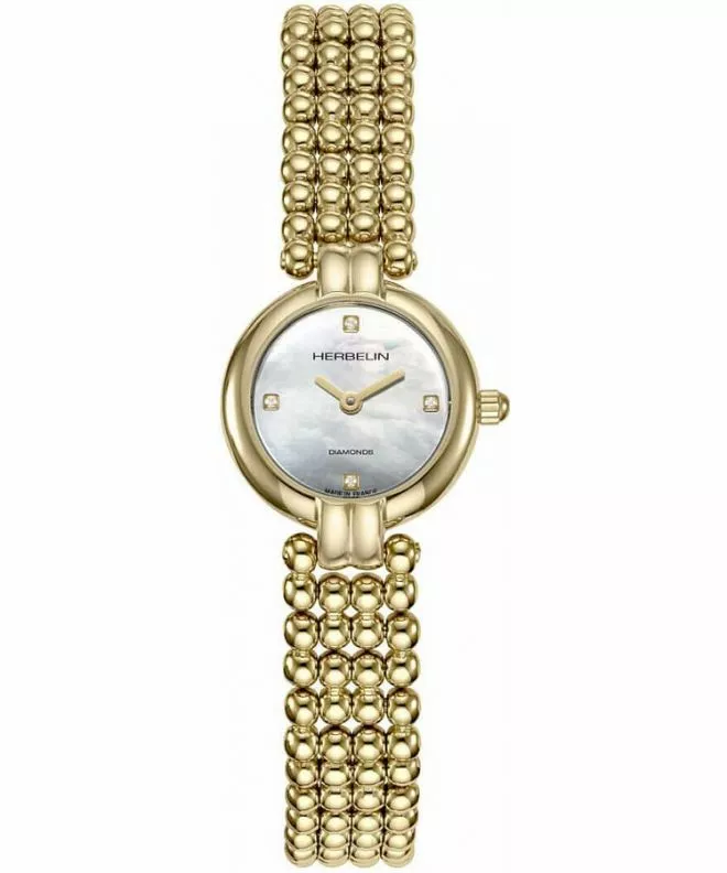 Ρολόι Γυναικεία Herbelin Perles Mini Diamond 17433BP1N89