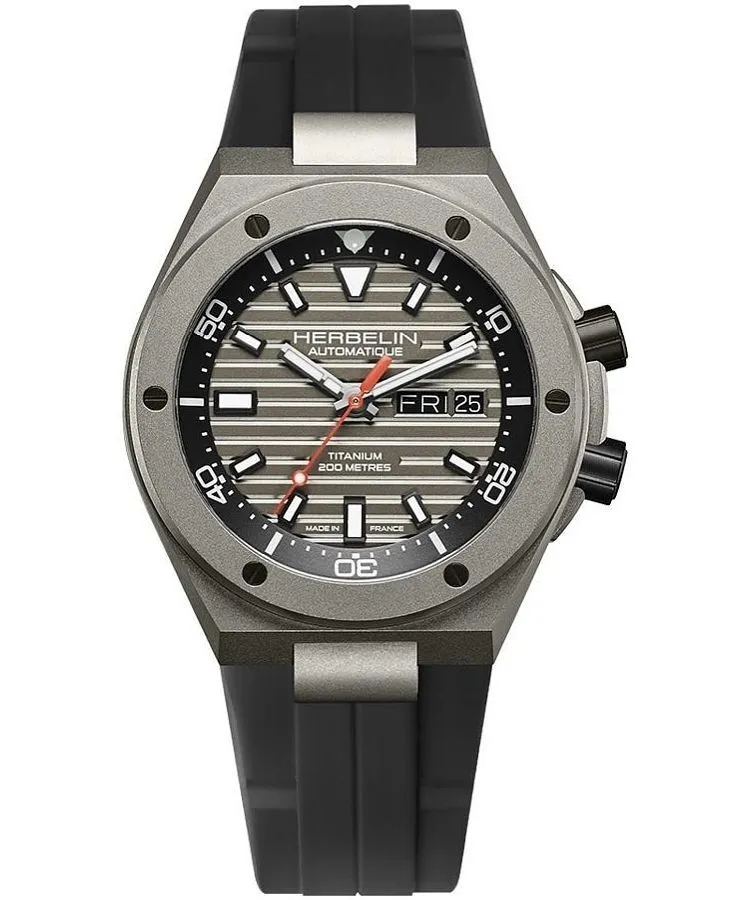 Ρολόι Ανδρικά Herbelin Cap Camarat Automatic Titanium 1745TITICA