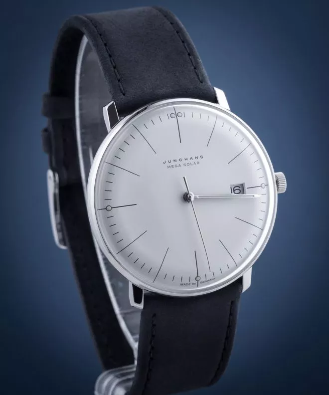 Ρολόι για Γυναίκες και Άνδρες Junghans max bill MEGA Solar Radio-Controlled 059/2020.02