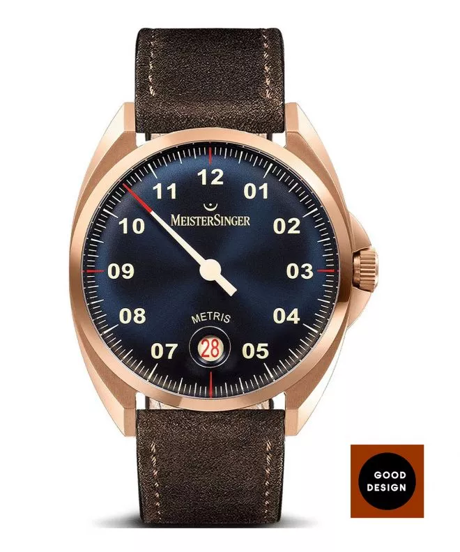 Ρολόι για Γυναίκες και Άνδρες Meistersinger Metris Bronze Line Automatic ME917BR_SV02-1