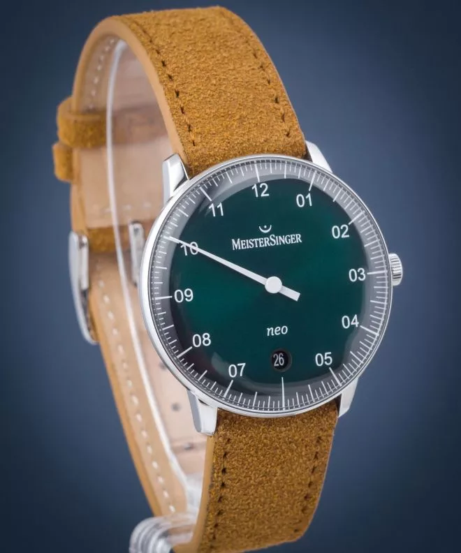 Ρολόι για Γυναίκες και Άνδρες Meistersinger Neo Sunburst Green NE919D