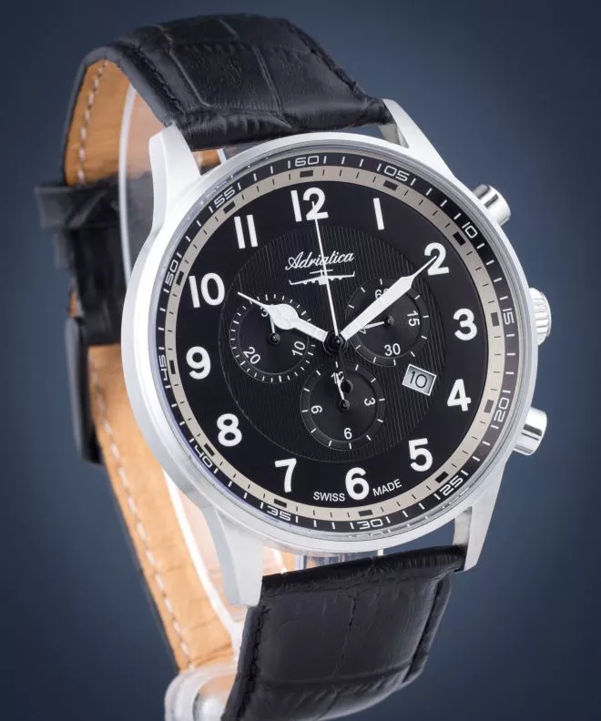 Ρολόι Ανδρικά Adriatica Aviator Chronograph A1076.5224CHXLG