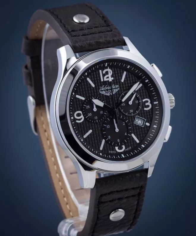 Ρολόι Ανδρικά Adriatica Aviator Chronograph A8313.5B54CH