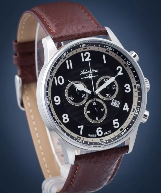 Ρολόι Ανδρικά Adriatica Chronograph A1076.5B24CHXL