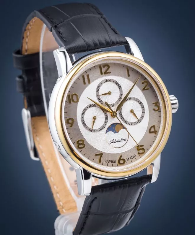Ρολόι Ανδρικά Adriatica Moonphase A8274.2223QF