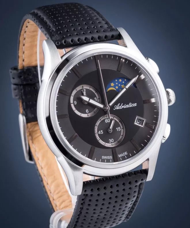 Ρολόι Ανδρικά Adriatica Moonphase Chronograph A8282.5214CH