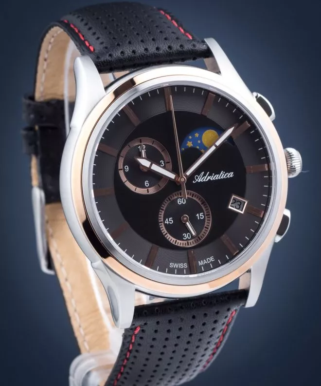 Ρολόι Ανδρικά Adriatica Moonphase Chronograph A8282.R214CH