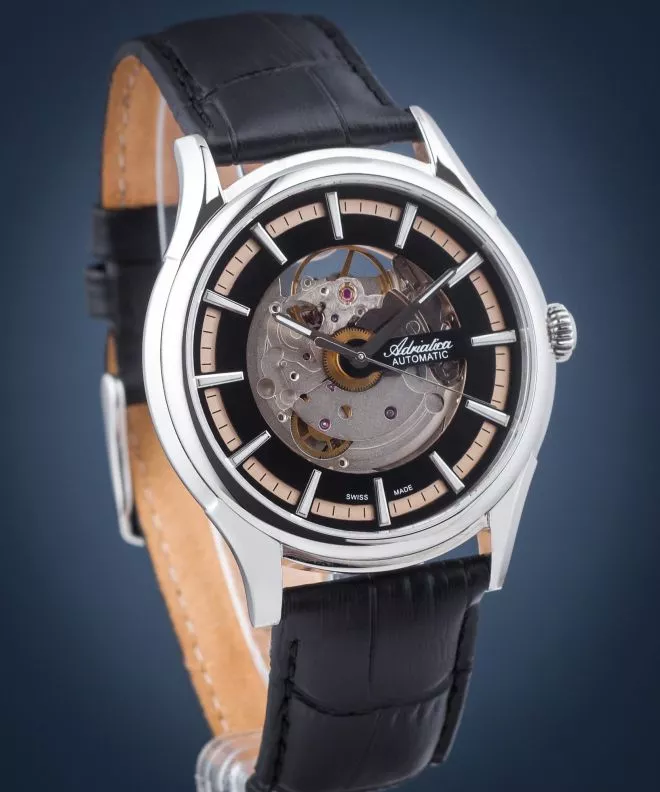 Ρολόι Ανδρικά Adriatica Skeleton Automatic A2804.5214RAS