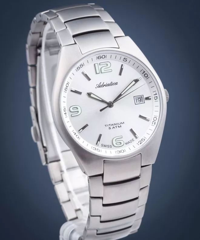 Ρολόι Ανδρικά Adriatica Classic Titanium A1069.4153Q