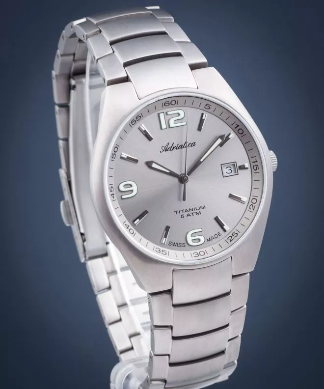 Ρολόι Ανδρικά Adriatica Classic Titanium A1069.4157Q