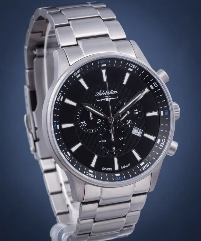 Ρολόι Ανδρικά Adriatica Titanium Chronograph A8281.4114CH
