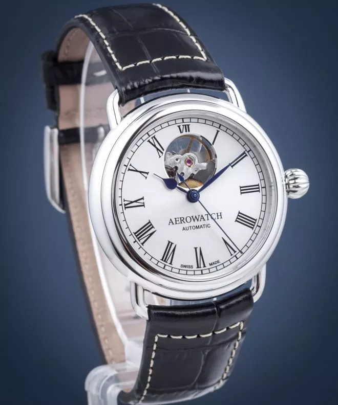 Ρολόι Ανδρικά Aerowatch 1942 Open Heart Automatic 68900-AA03