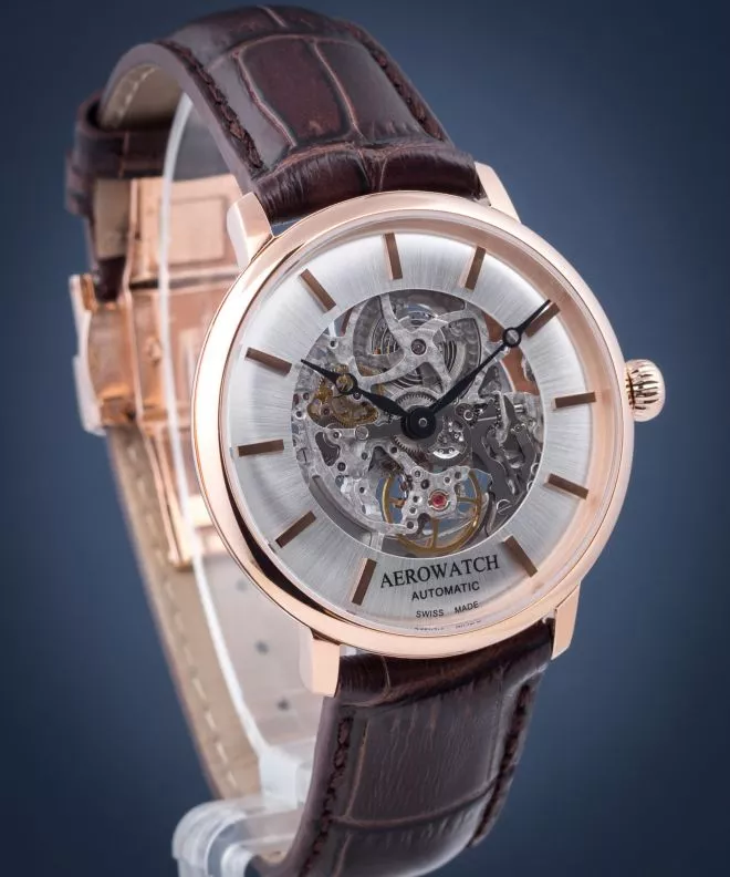 Ρολόι Ανδρικά Aerowatch Heritage Slim Automatic 67975-RO01-SQ